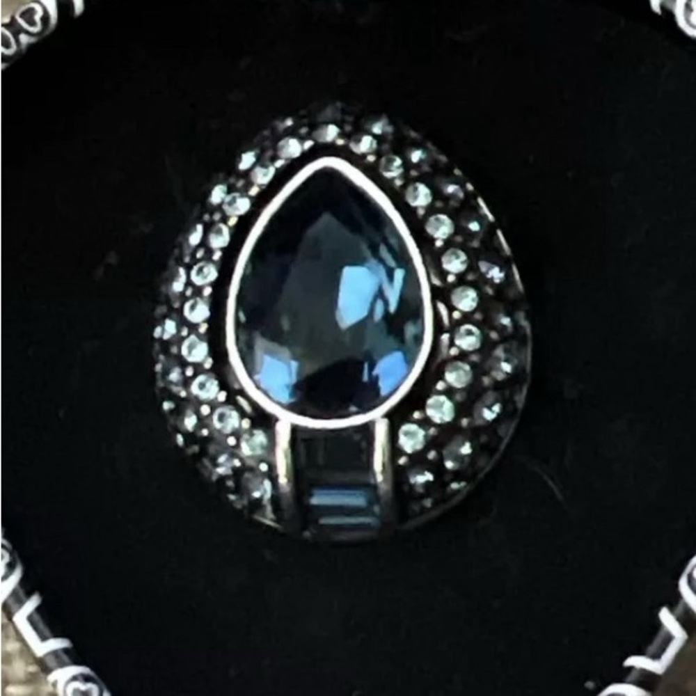 Brighton Dewdrops blue ring Size 9